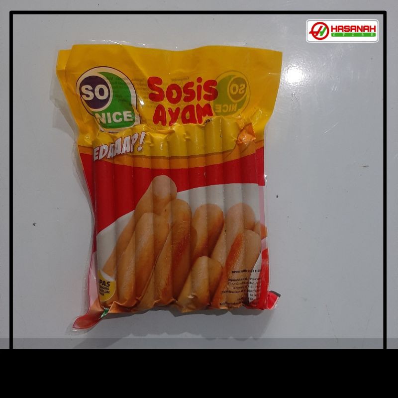 

SOSIS AYAM SO NICE 500 GR