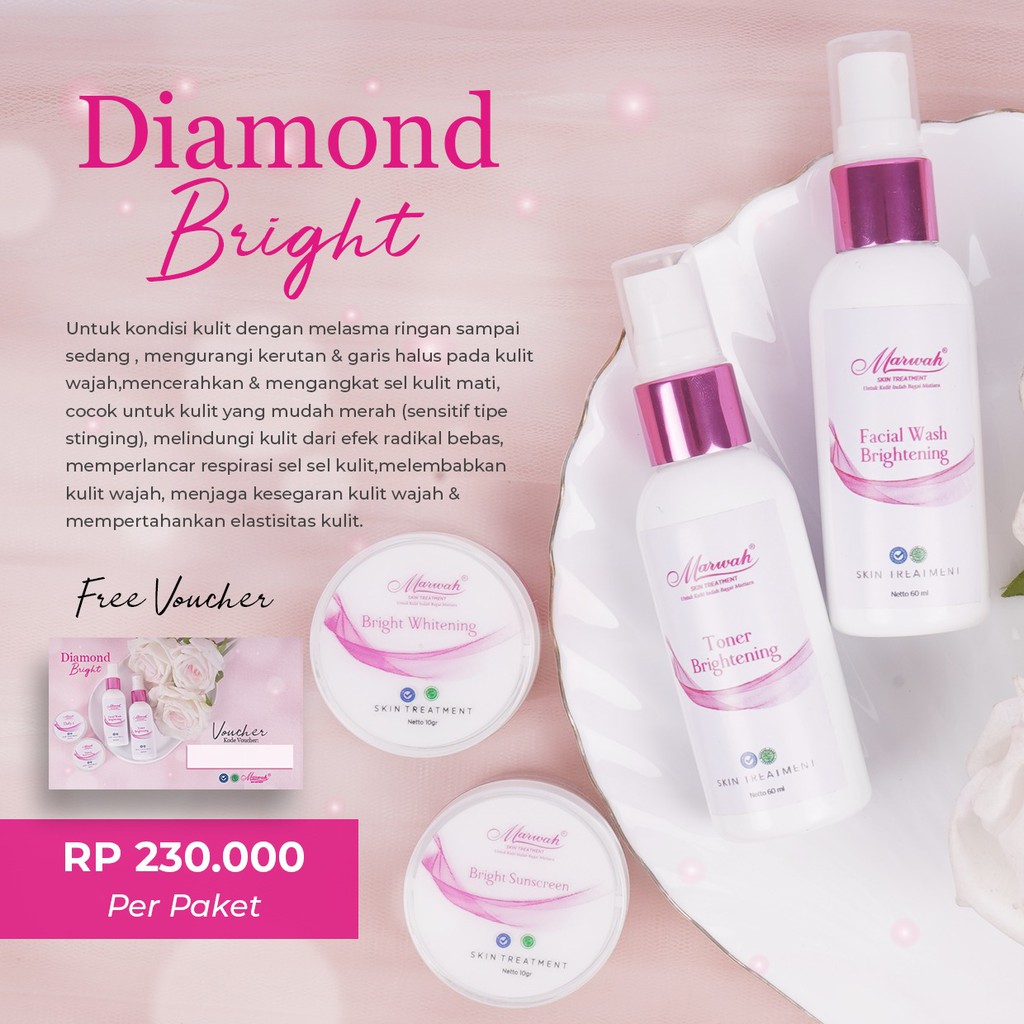 Marwah Paket BRIGHT FREE Voucher E-Clinic