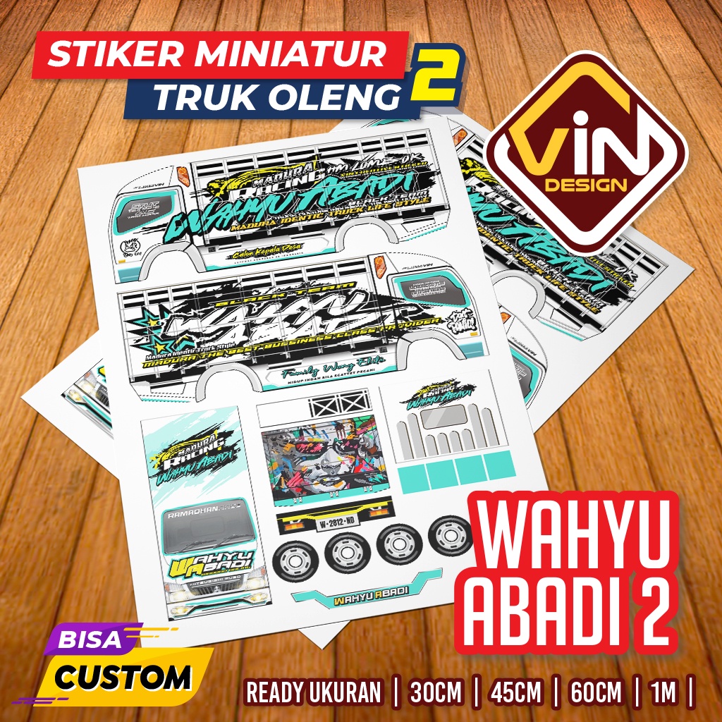 Wahyu Abadi 2 (Stiker Miniatur Truk Oleng)