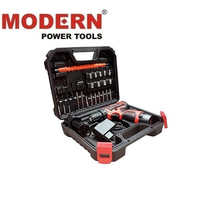 Modern M-13 SET / M 13 Set / Bor Cordless Modern M13 Set 12V Mesin Bor Obeng Baterai Modern M13SET