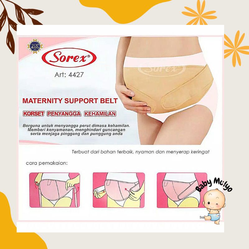 SOREX korset penyangga kehanilan/korset hamil 4427/maternity support belt