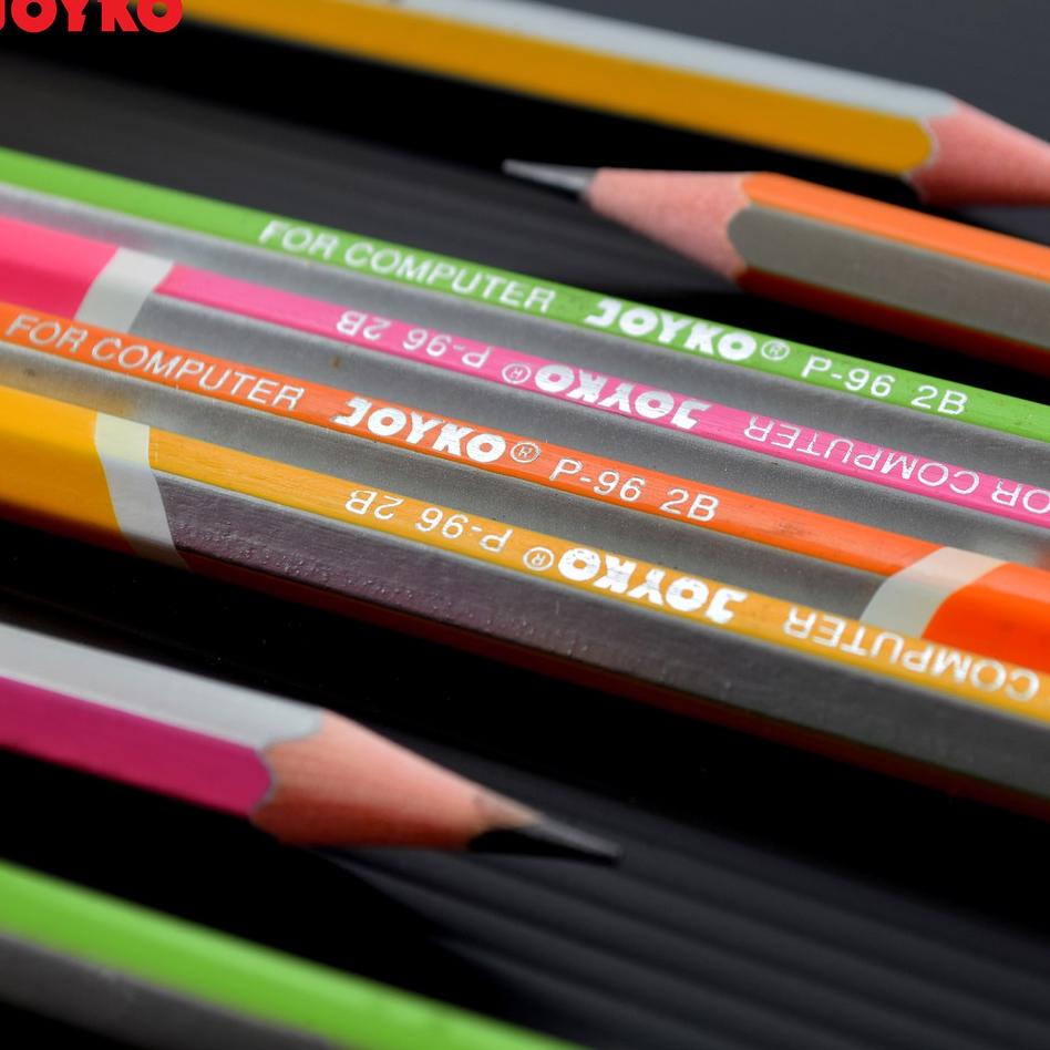 

Terkini VC89V Pencil / Pensil Joyko P-96 / 2B / 1 BOX 12 PCS 85 Model Baru