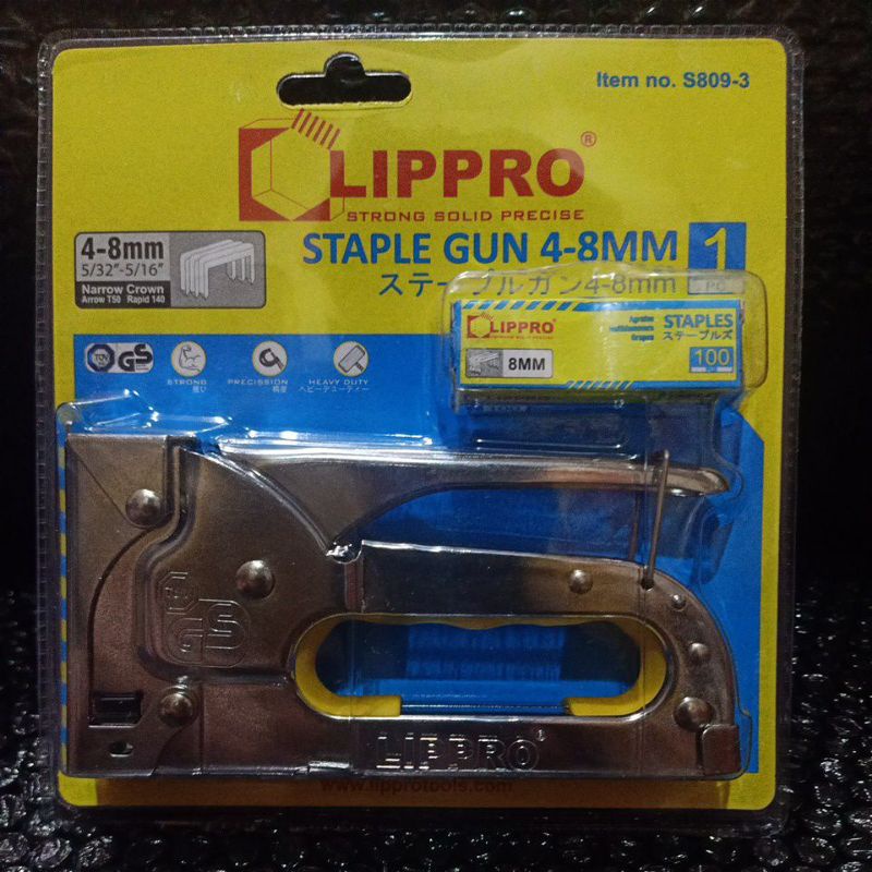 

Gun Tacker Staples / Stapler Tembak Lippro 4-8MM