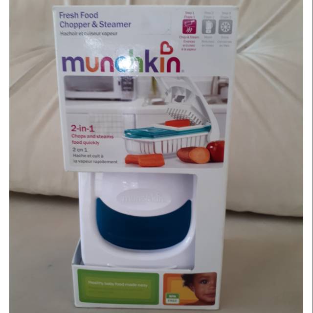 Munchkin food chopper and steamer