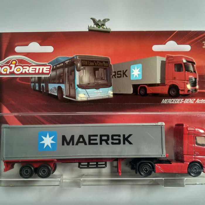 BEST SELLER MAJORETTE MERCEDES BENZ TRUCK CONTAINER MAERSK TERLARIS