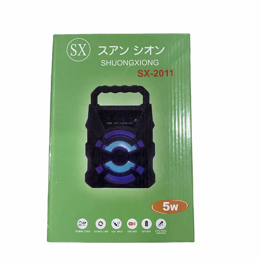 Speaker SX 2011 Portable Bluetooth SX-2011 Led