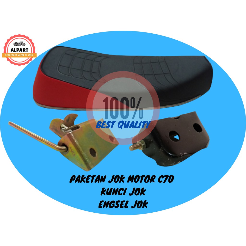 READY PAKETAN JOK MOTOR + KUNCI JOK + ENGSEL JOK MOTOR C70 TERMURAH