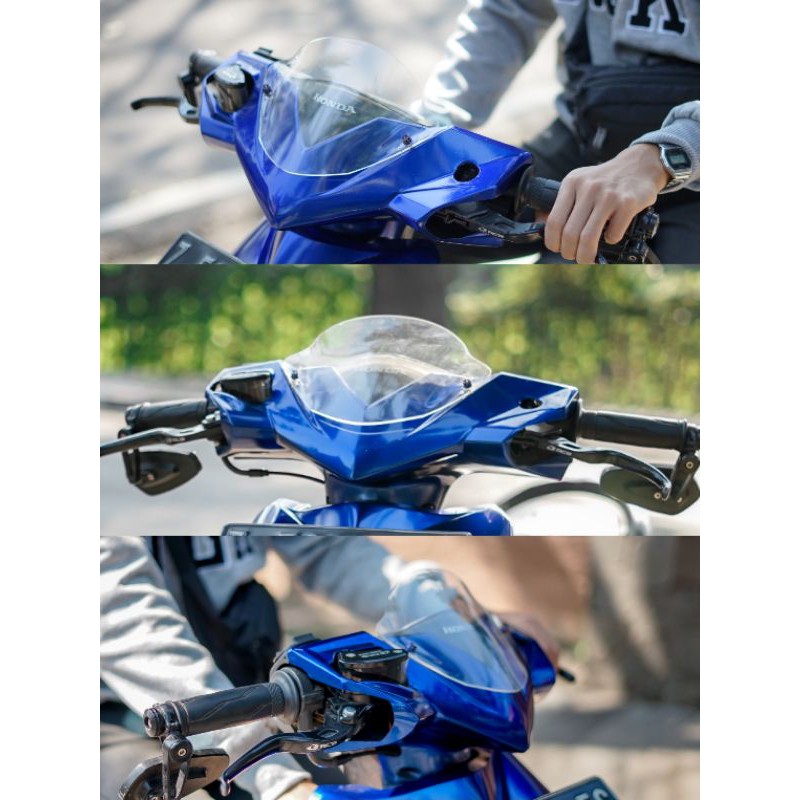 VISOR COSTUM TRANSPARAN BEAT KARBU/ESP/FI