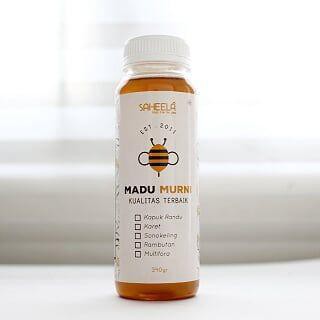 Madu Asli Saheela 340 gram | Gratis masker kain | NATURAL HONEY RAW HONEY