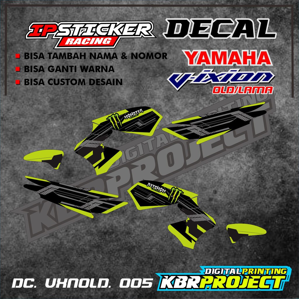 VIXION OLD Decal Sticker - Decal stiker Full Body VIXION OLD ip. 005 BISA CUSTOM