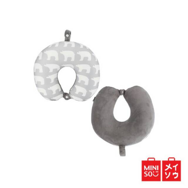 Miniso Official Bantal Leher Travel U Shaped Polyester