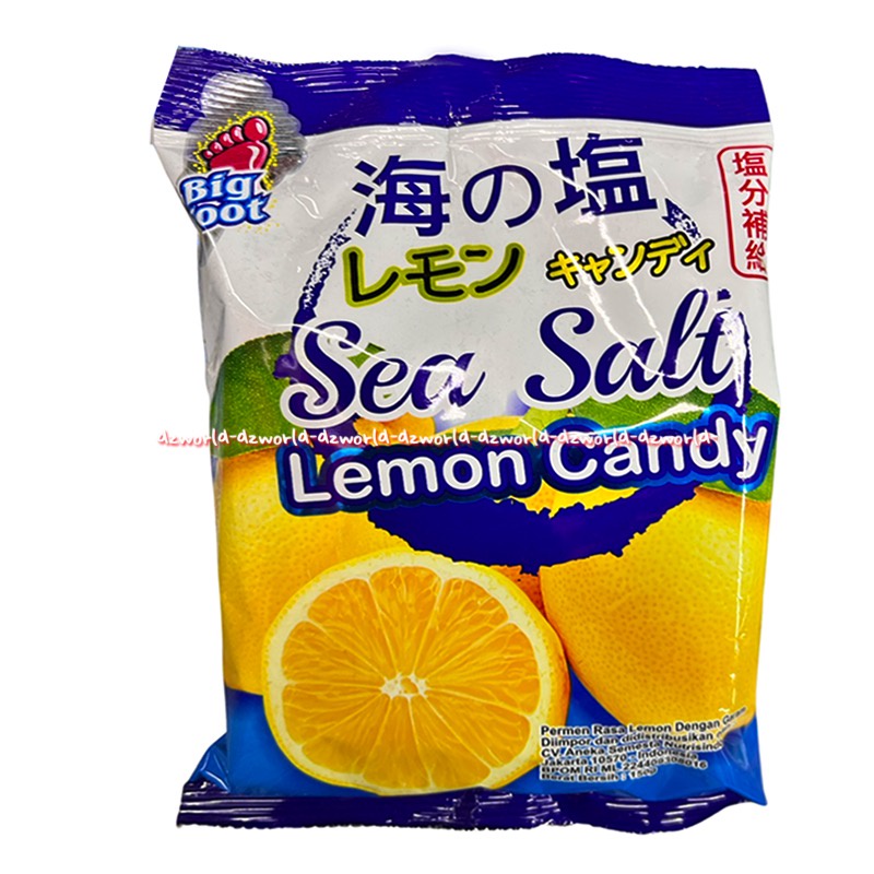 

Sea Salt Lemon Candy 150gr Big Foot Permen Rasa Lemon Dengan Garam Seasal