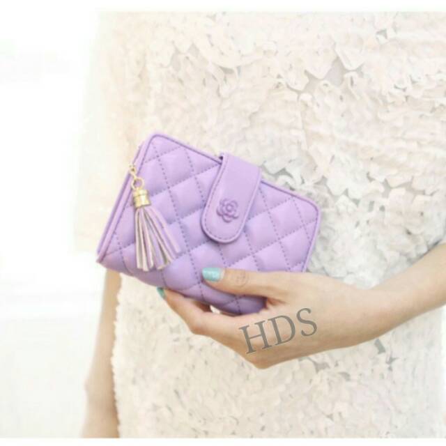 Dompet Wanita Lipat Fashion Murah / DOMPET WANITA flower rumbay jaitjait