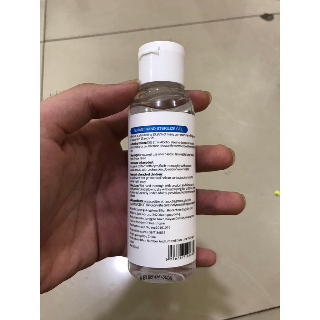 Hand sanitezer GEL Khusus membunuh virus dan kuman 100 ML - COD JKT