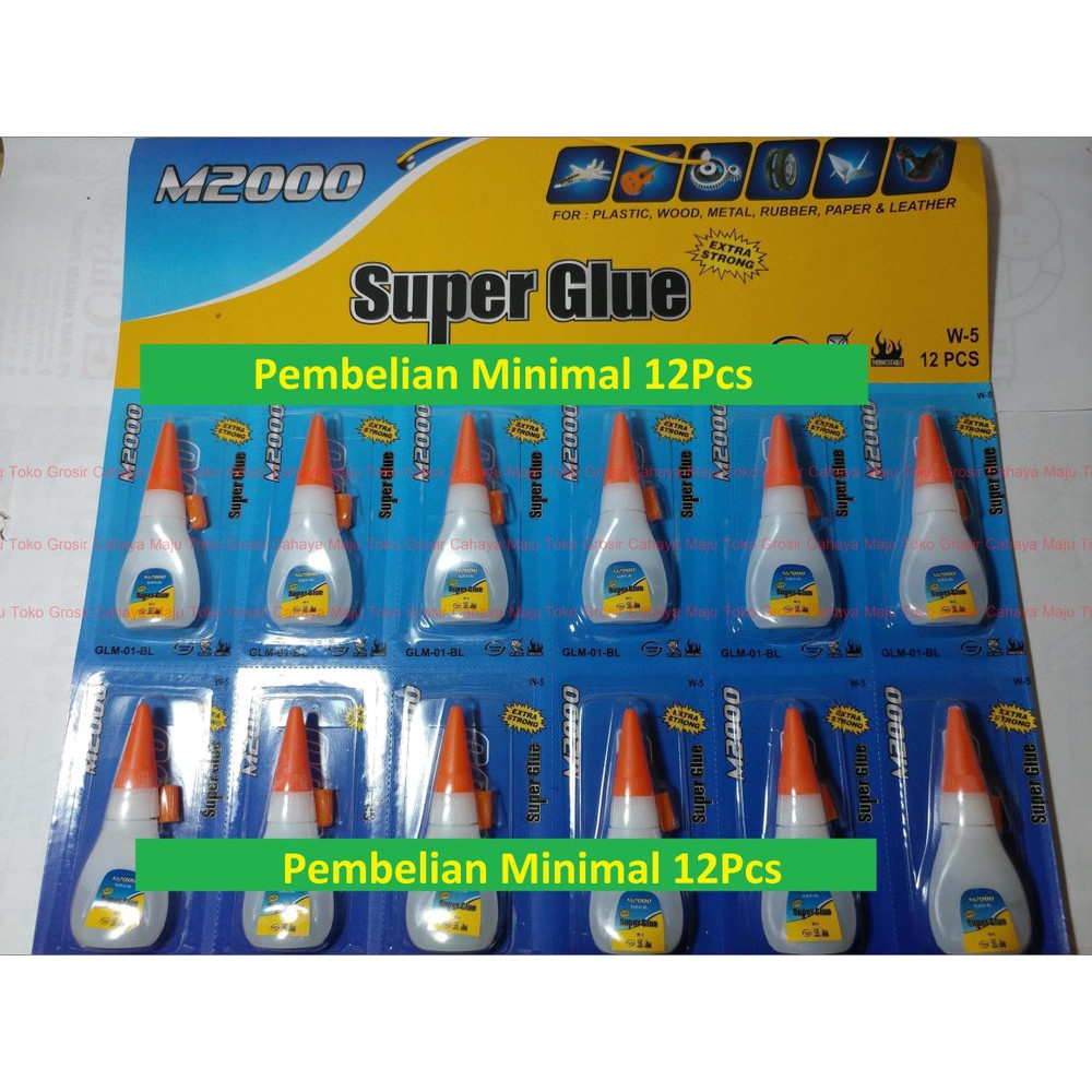 

Unik Lem Super Glue M2000 Multi Purpose Instant Adhesive Diskon