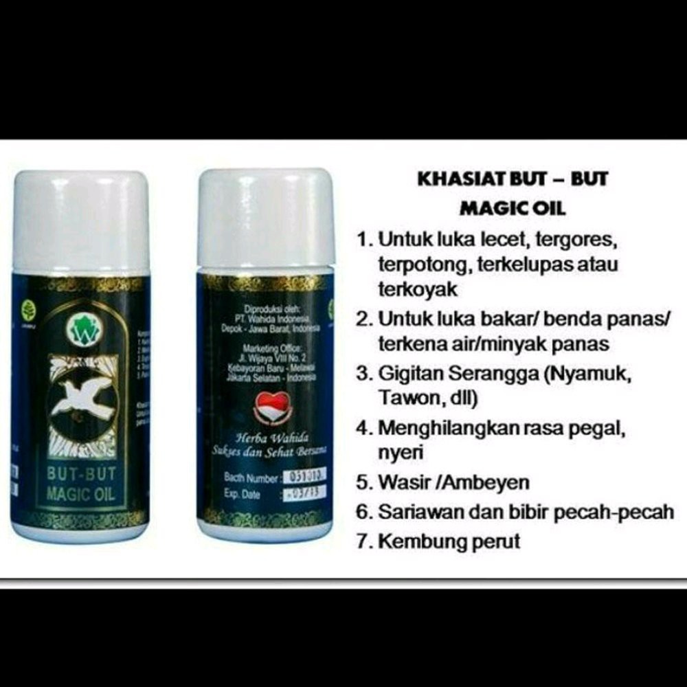 

MINYAK PIJAT URUT GOSOK BUT BUT WAHIDA