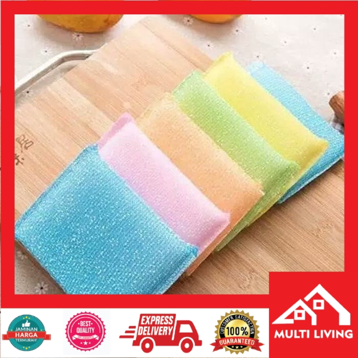 sponge cuci piring warna warni