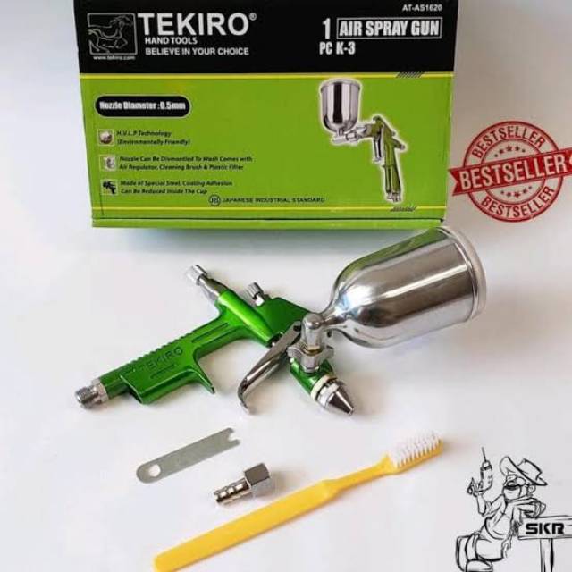 Toko Grosir Tekiro Spray Gun K3 Semprotan Cat XrRDzghV5yrxk