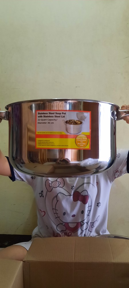 Panci Sop / Panci Jumbo / Panci Stainless / Soup Pot 22qt/36cm Supra