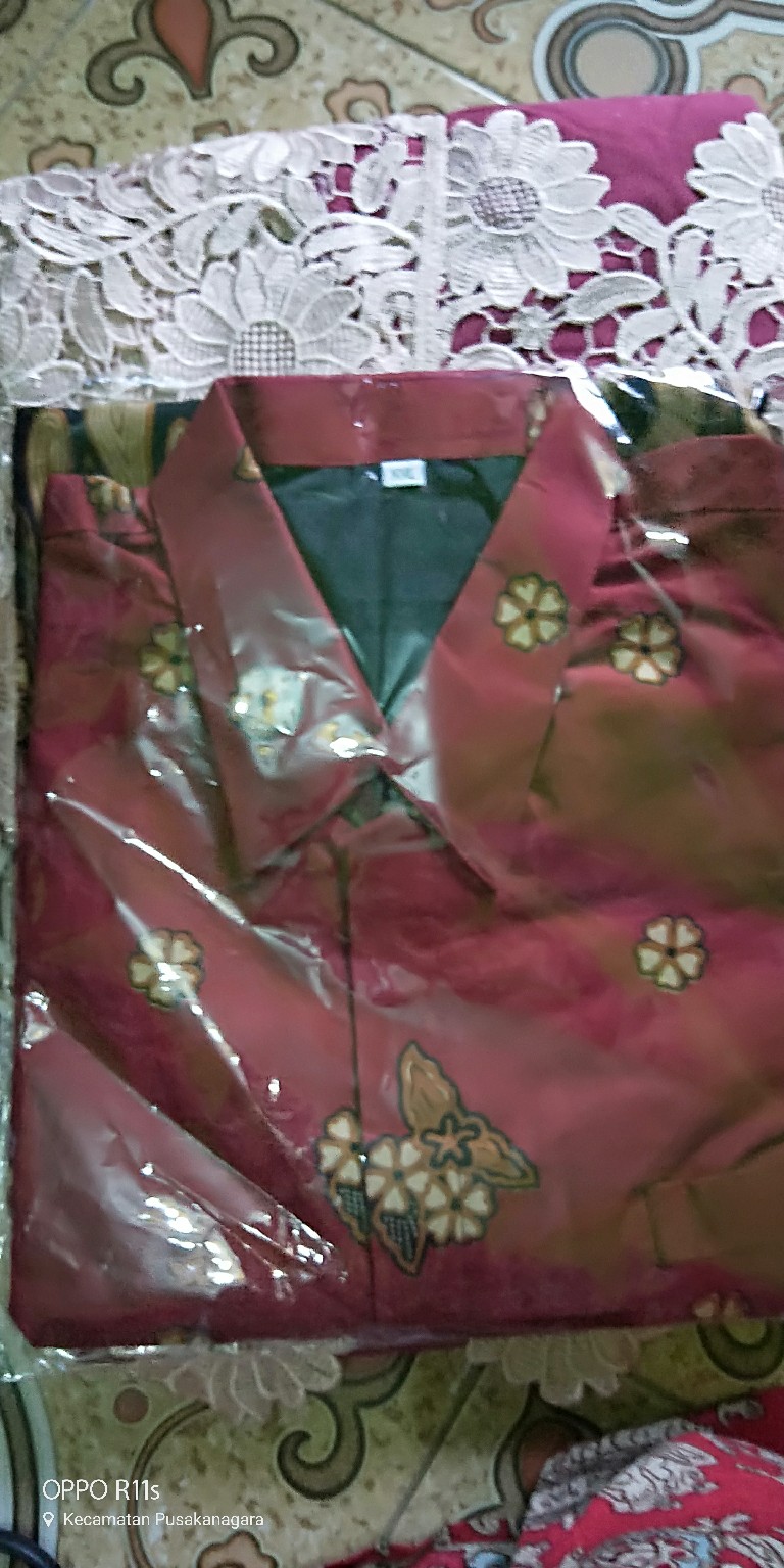 Kangen Kamulyan Kemeja Batik Pria Lengan Pendek Katun Batu Raden Halus Full Furing