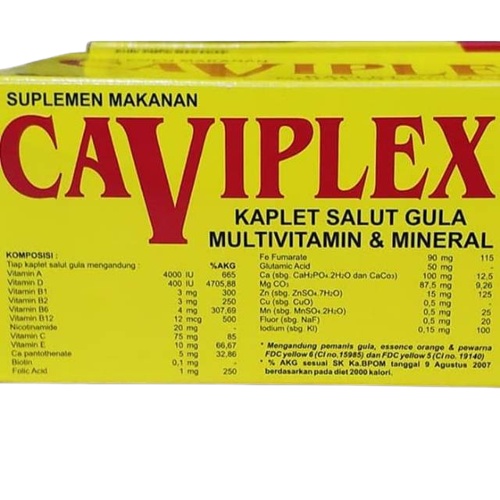 CAVIPLEX DUS @10STRIP - MULTIVITAMIN