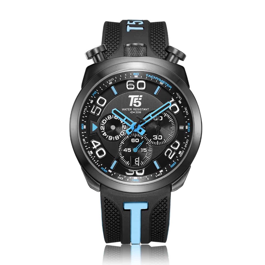JAM TANGAN PRIA T5 H 3619G ORIGINAL,WR/JAM TANGAN PRIA STRAP RUBBER TERBARU/T5 H 3619G ORIGINAL/Jam Tangan Pria Formal T5 H3619 Original Casual Analog Rubber Strap Arloji Sport Fashion Chronograph