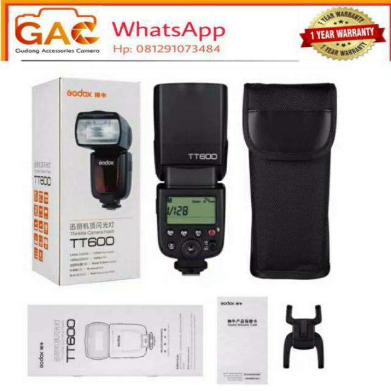 paket GAC 2in1 flash GODOX TT-600 + triger GODOX XPRO