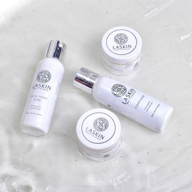 LASKIN PAKET ACNE GLOW SERIES ( FREE POUCH )-1