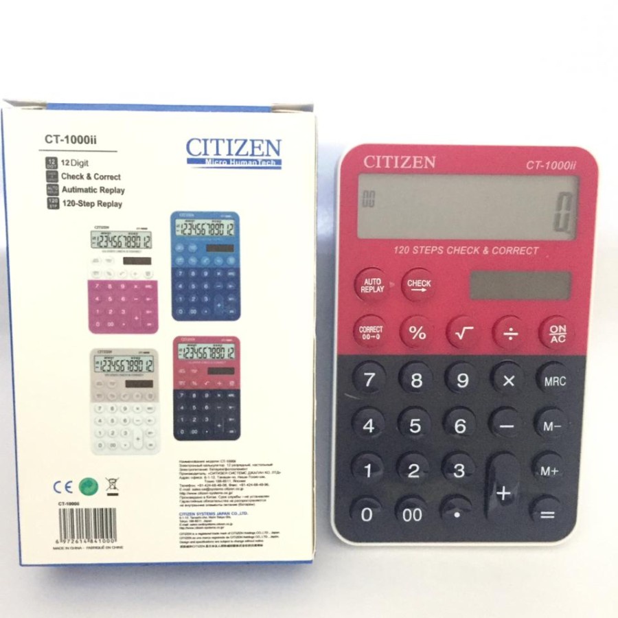 Kalkulator / Calculator / alat hitung CITIZEN CT-1000ii