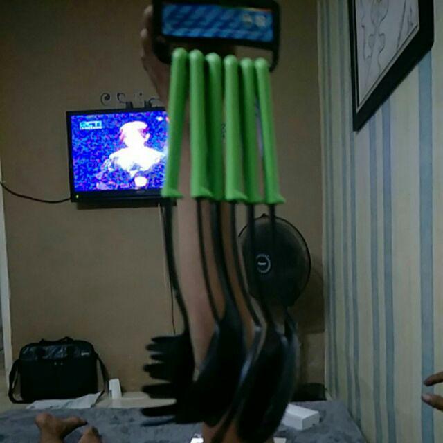 [cod] Sodet Set Warna Isi 6 Pcs / Kitchen Tools / Peralatan Masak Sutil Spatula Centong