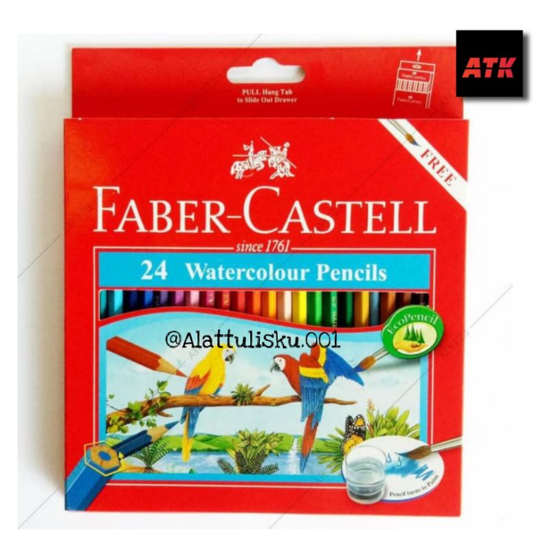 

Pensil Warna Faber-Castell 24 Watercolour Pencils