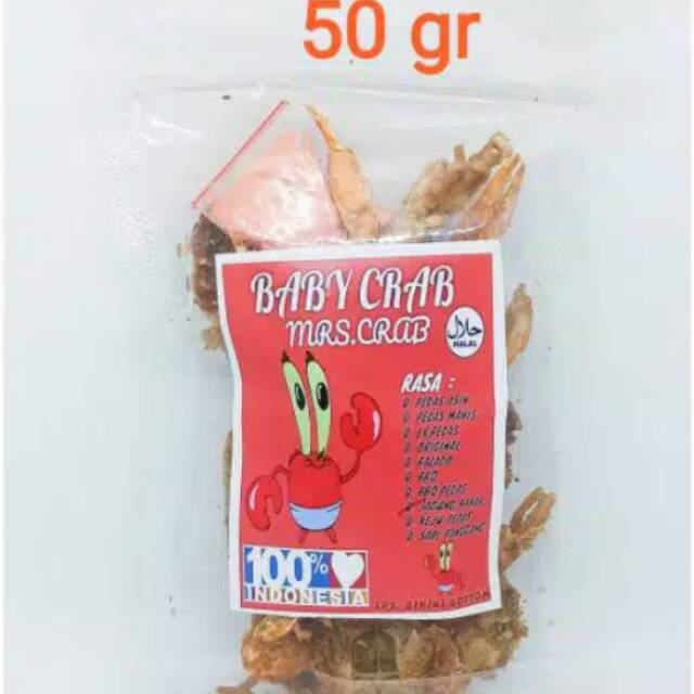 

Baby Crab 50 gr [ pouch ]