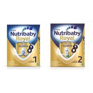 Nutribaby Royal Acti Duobio kemasan 400 gram (susu formula bayi 0-6 bulan, 6-12 bulan)