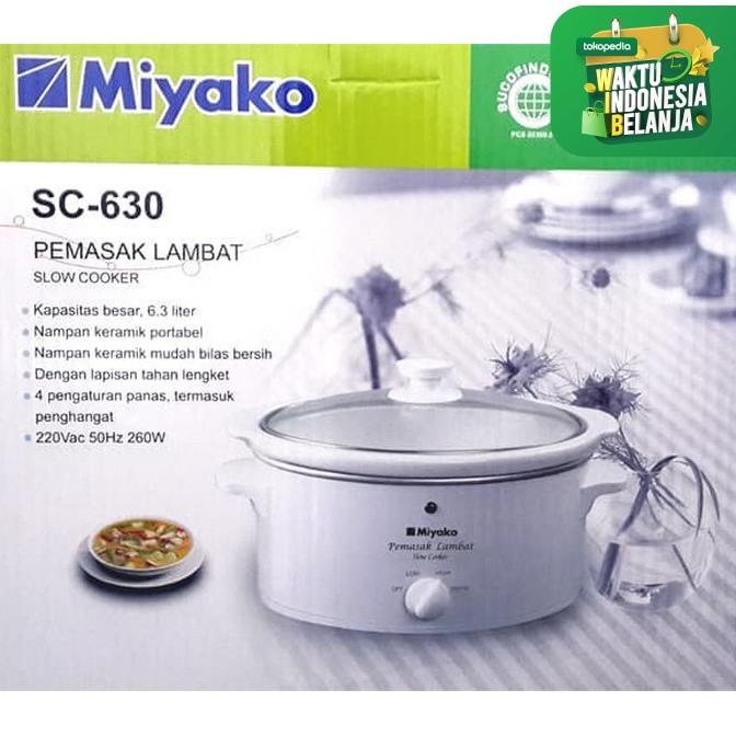 Ready...Ready...Ready...] Slow Cooker Miyako Sc630 6,3 Liter