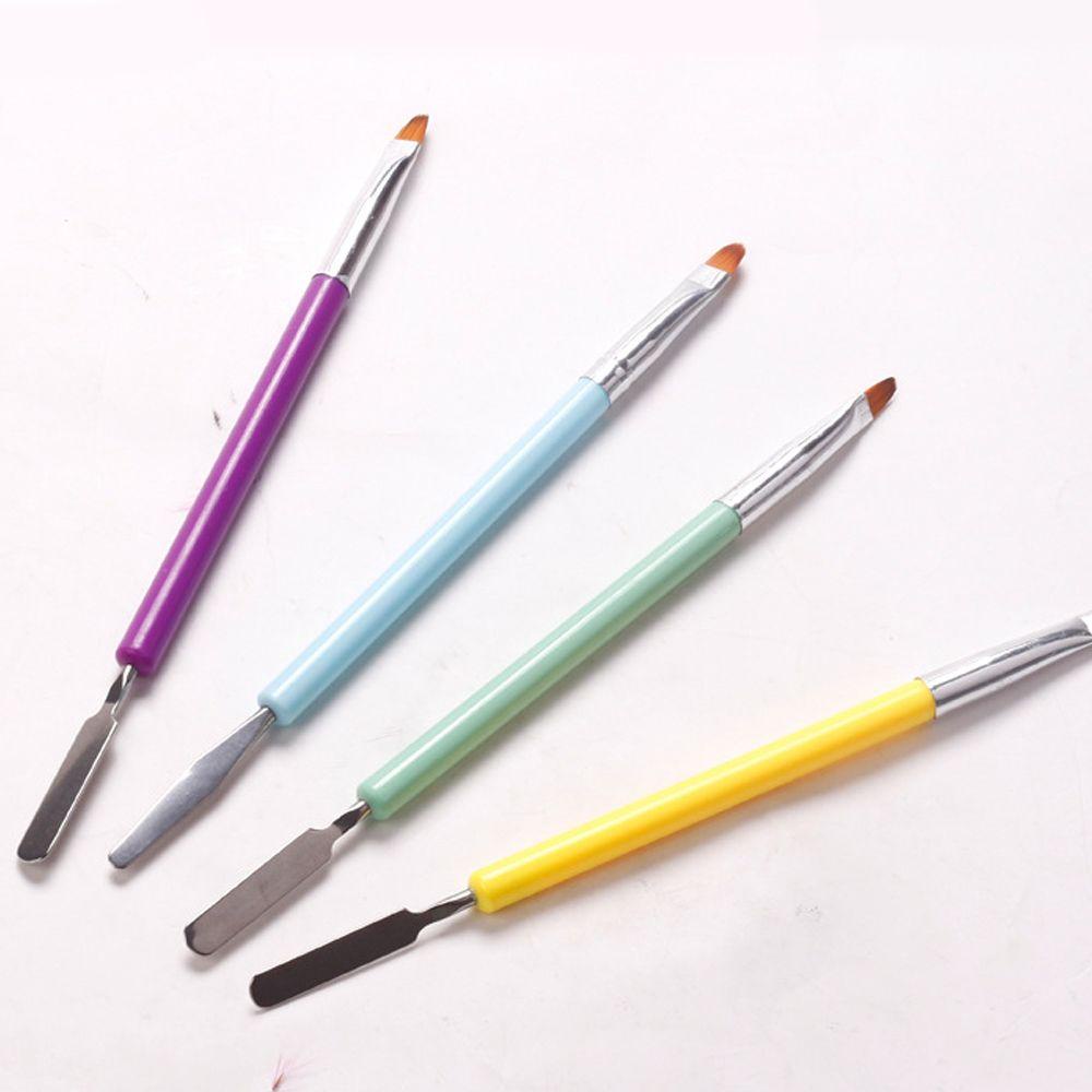 R-flower 2in1 Nails Art Dotting Pen Nail Tips Drawing Pen Double Head Gel Brushes