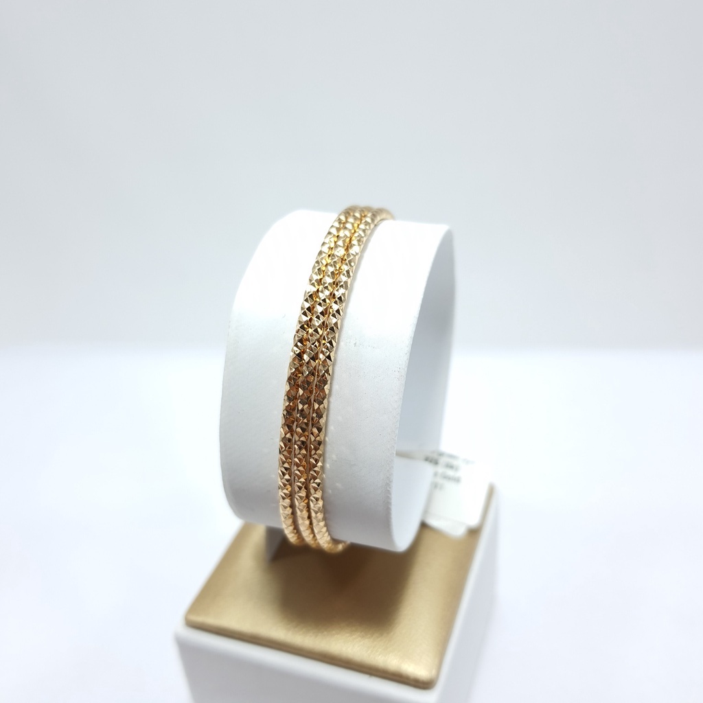 LMG GELANG EMAS BANGLE KERONCONG - 375 9K - ROSE GOLD