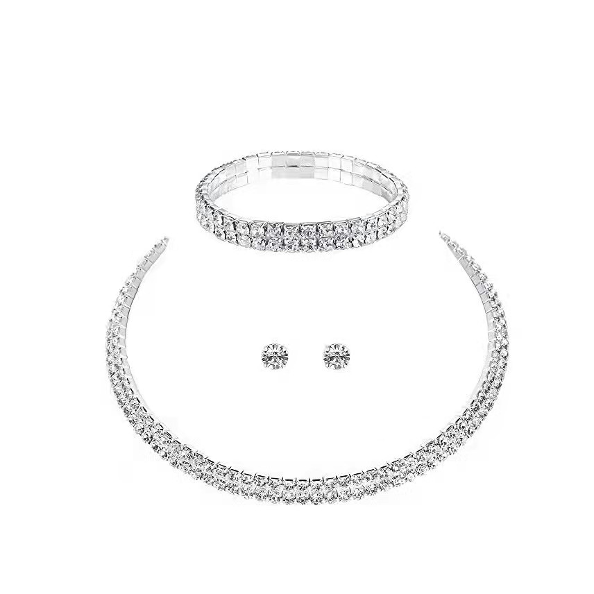 Sulawesi Manado B16 1 Set Kalung Anting & Gelang Aksesoris Pengantin Wedding Ruby Beauty