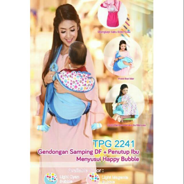 Snobby TPG 2241 Gendongan Samping FREE Penutup Ibu Menyusui Happy Bubble