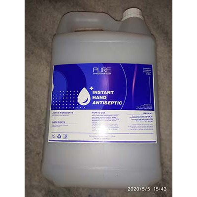 Hand Sanitizer Merk Pure Gel 5 Liter Kualitas One Med