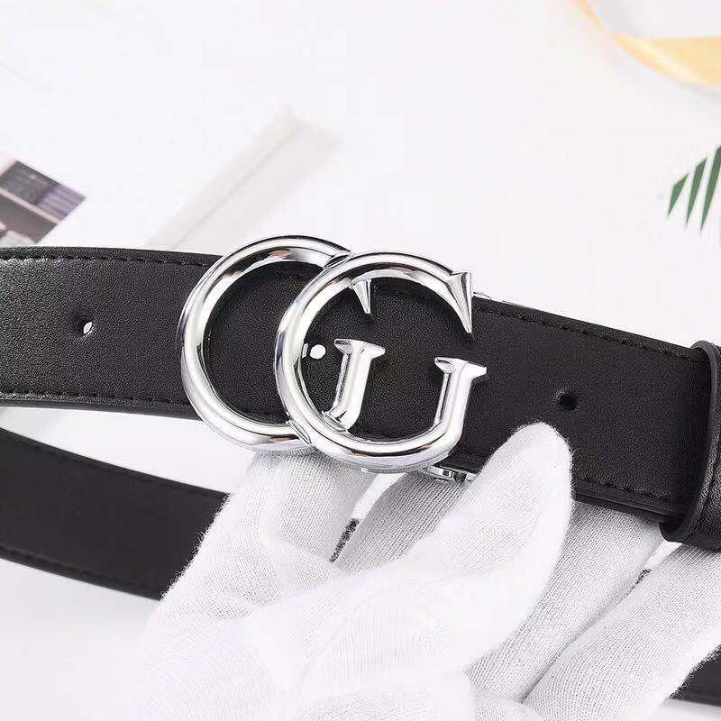 Tali Pinggang Double G Belt Wanita Belt Fashion Sabuk Kulit Buatan Polyurethane Import/ikat pinggang wanita