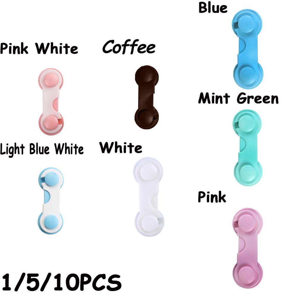 Suyo1 /5 /10PCS Pengait Pengaman Laci Plastik Multi Fungsi Pelindung Anak