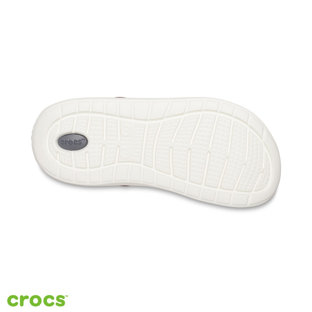 Crocs Literide Clog / Sandal Perawat / Sandal Tahan Air / Literide Clog - Maroon - 204592-616