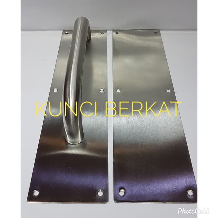 Push plate/Tarikkan/Pintu Garasi/Gudang/Tanpa lubang kunci