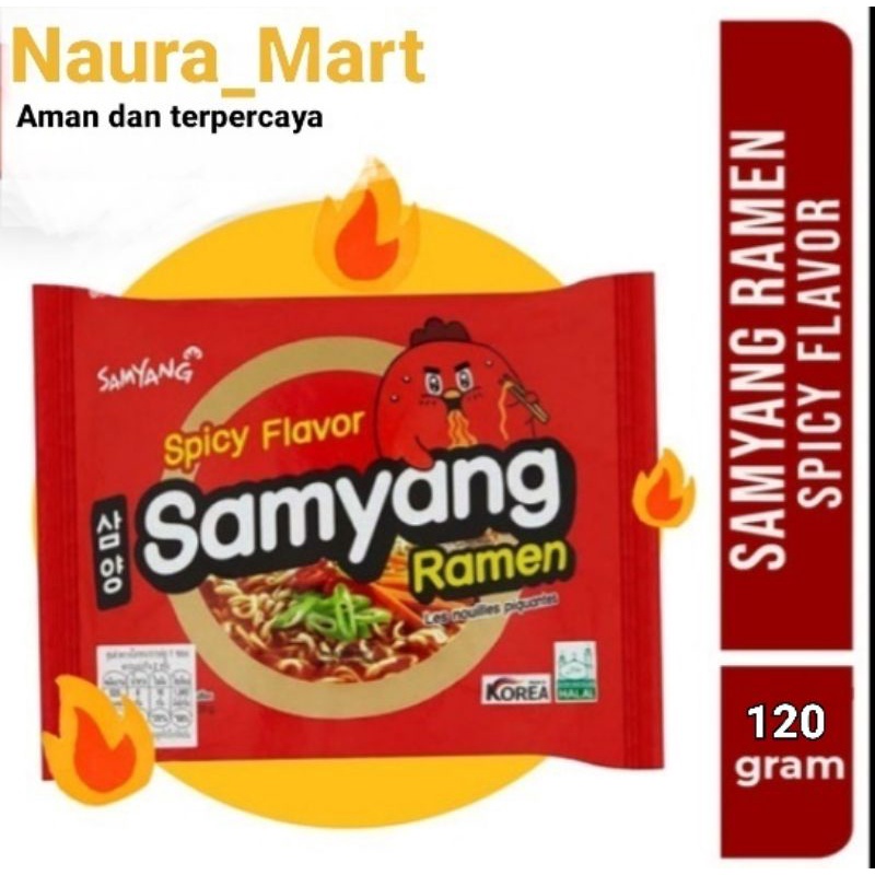 

SAMYANG MIE Instan spicy Ramen 120g