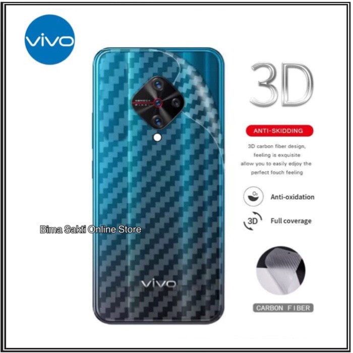 POCO X3 PRO SKIN CARBON GARSKIN ANTI GORES BELAKANG