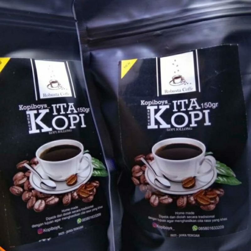 

kopi bubuk robusta Jollong 150 gram