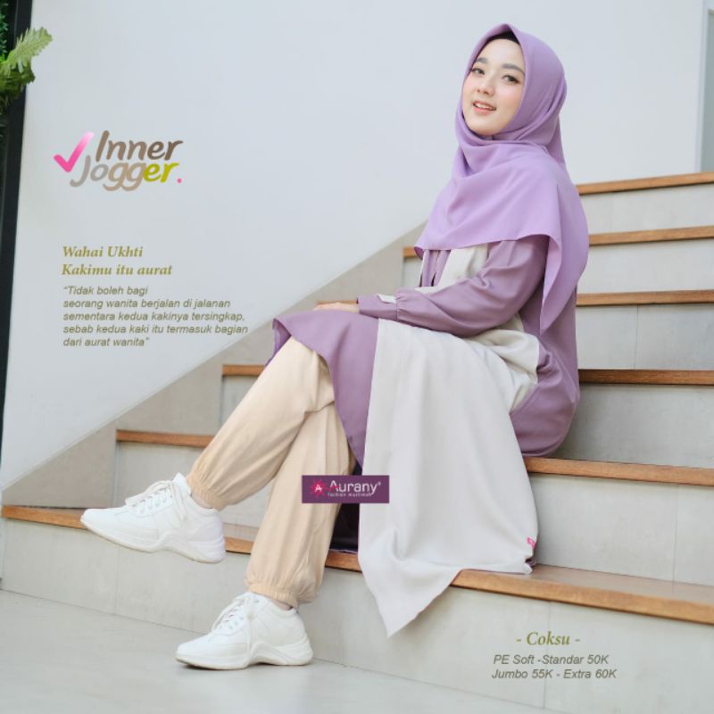 INNER JOGGER AURANY ( CELANA DALAMAN GAMIS )