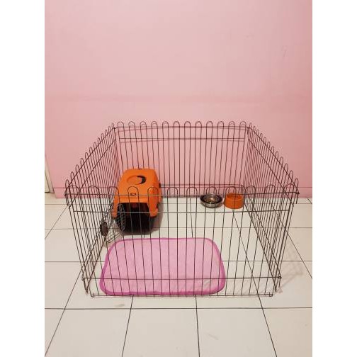 GUNINCO KANDANG 90x60 kandang hewan besi anjing kucing kelinci SIZE XL-7