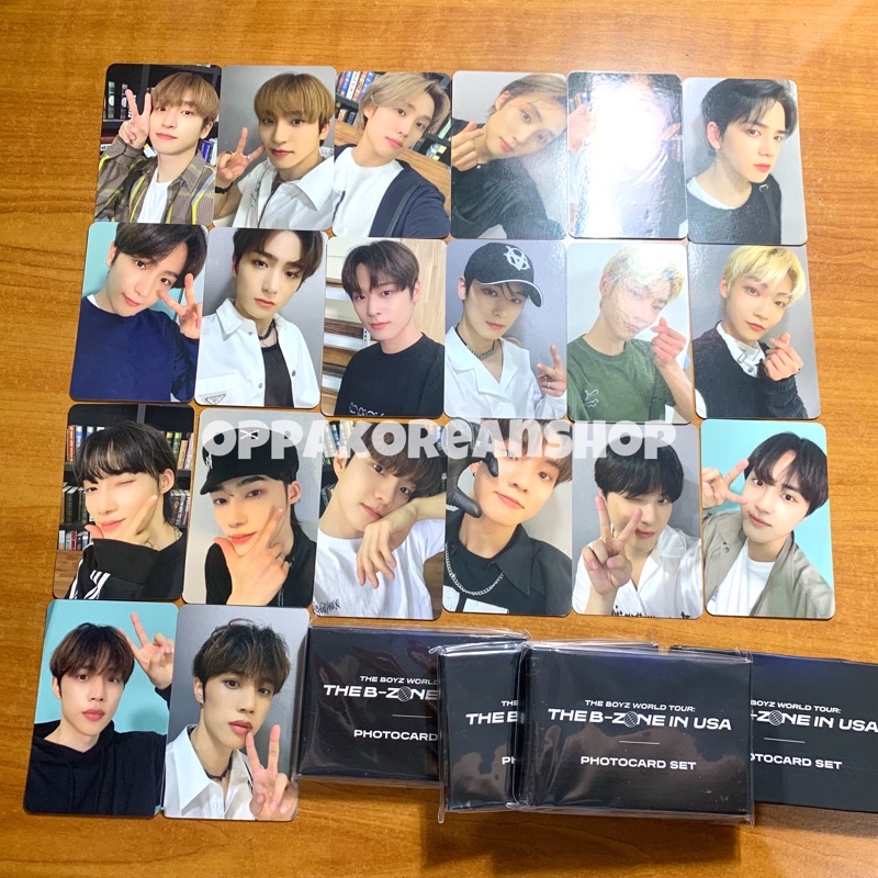 [PELUNASAN PO]  OFFICIAL MD The B-Zone USA Photocard PC Set