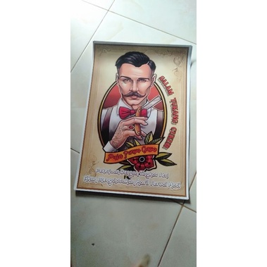 poster potong rambut barbershop